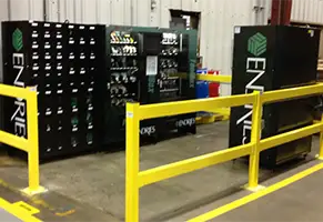 Group of Endries industrial vending machines